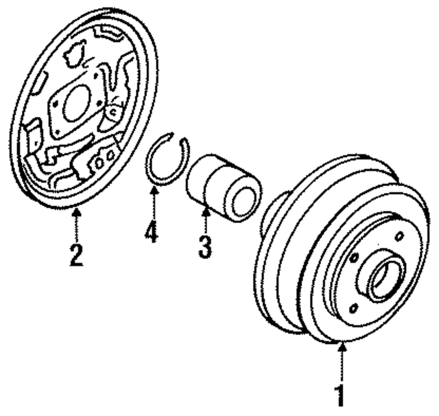 4320261A10 - : Drum for Nissan: Maxima, Pulsar NX, Sentra, Stanza Image