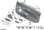 51417449459 - : Trim Cover, Pull Strap, Left for BMW Image