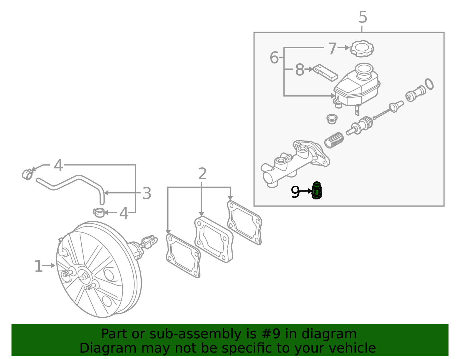 58775-2D100 - Kia Brake Proportioning Valve 2007-2008 Kia Spectra ...