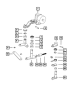 68028815AA - T355; 5-Speed; Manual Transaxle: Select Lever for Mopar Image