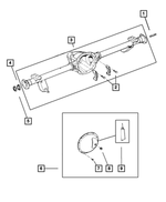 5080665AA - Rear Axle: Stud, Mounting for Mopar Image