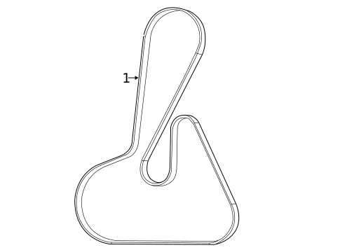 Belts & Pulleys for 2020 Jeep Renegade #0