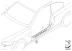 51478413209 - Retrofitting / Conversion / Accessories: Clip, Black for BMW Image