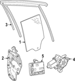 11A839461E - : Window Regulator for Audi: Q4 e-tron, Q4 e-tron Sportback, Q6 e-tron Image