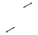 626172E100 - Suspension: Rear Lower Control Arm Mount Bolt for Hyundai: Elantra, Tiburon Image