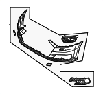 4N0807065DGRU - Body: Bumper Cover for Audi Image
