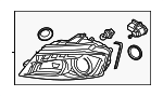 8P0941029BJ - Electrical: Headlamp Assembly for Audi: A3, A3 Quattro Image