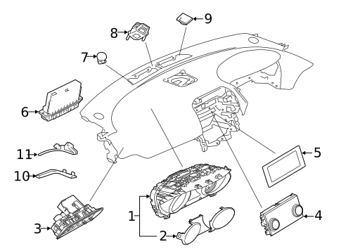 Automatic Temperature Controls for 2020 Jaguar XE #0