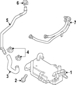 4M0121485BR - : Inlet Tube for Audi: Q7 Image