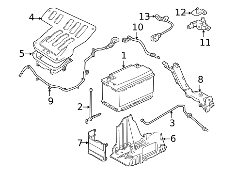 Battery for 2012 Land Rover Range Rover Evoque #0