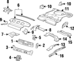 XF1Z5440320BA - Body: Rear Body Panel for Mercury: Sable Image