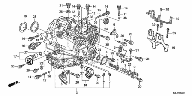 MT Transmission Case (V6) for 2016 Honda Accord #0