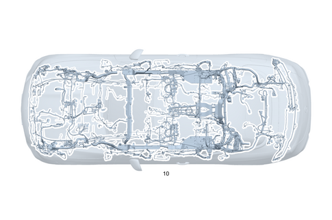 Frame Floor System Main Wiring Harness for 2024 Mercedes-Benz CLE53 AMG #0
