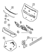 5067917AA - Body Sheet Metal Except Doors: Cowl And Plenum Panel for Mopar Image