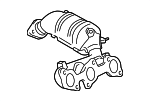 171400P090 - : 2007-2010 Toyota Sienna - Catalytic Converter with Integrated Exhaust Manifold (Right) for Toyota: Sienna Image
