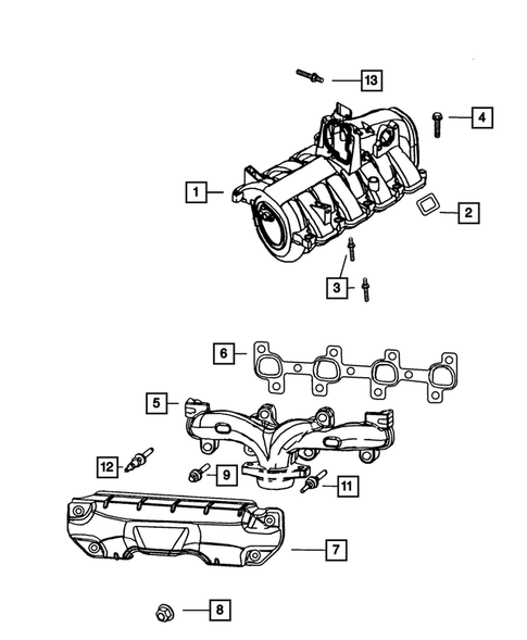Manifolds for 2006 Dodge Durango #0