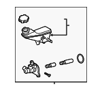 58510K9000 - : Master Cylinder for Hyundai: Kona N, Veloster, Veloster N Image