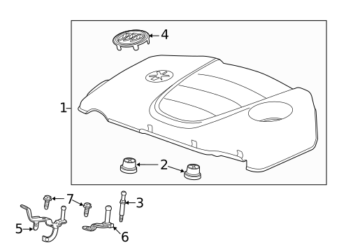 Engine Appearance Cover for 2015 Buick Verano #0