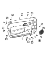 YA26ARKAA - Interior Trim: Door Trim Panel, Right for Chrysler: Crossfire Image