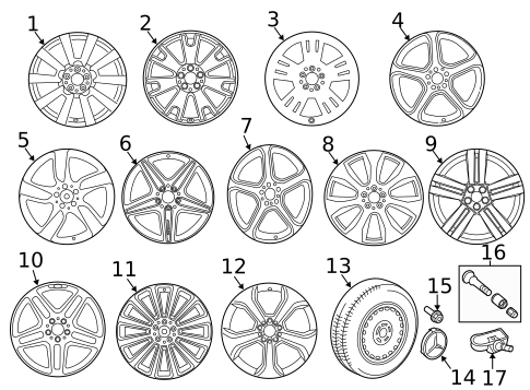 Wheels for 2014 Mercedes-Benz GLK350 #0