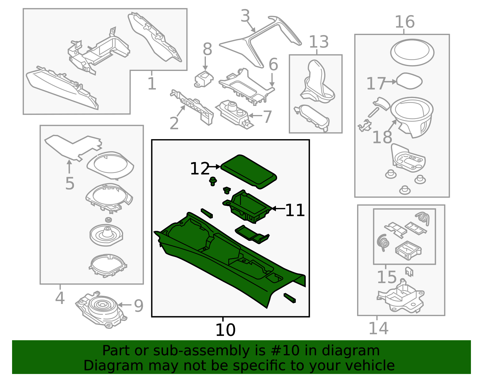 N452-64-420B-04 - Console Panel Mazda-Parts