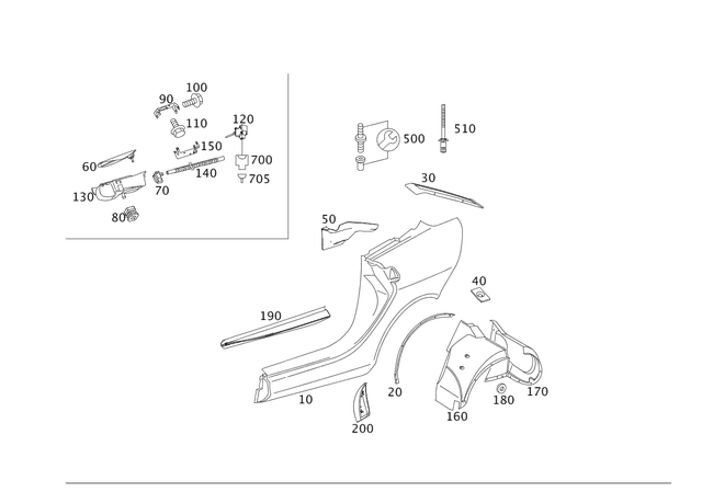 1997900388 - Side Panels: Spoiler for Mercedes-Benz: SLR McLaren Image