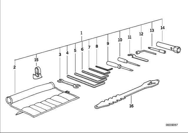 71117659924 - : Car Tool - R1150rt/Rs for BMW-Motorrad Image
