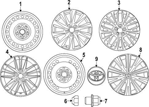 Covers & Trim for 2020 Toyota Camry #0