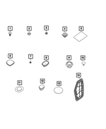 68507449AA - Body Sheet Metal Except Doors: Body Plug for Mopar Image