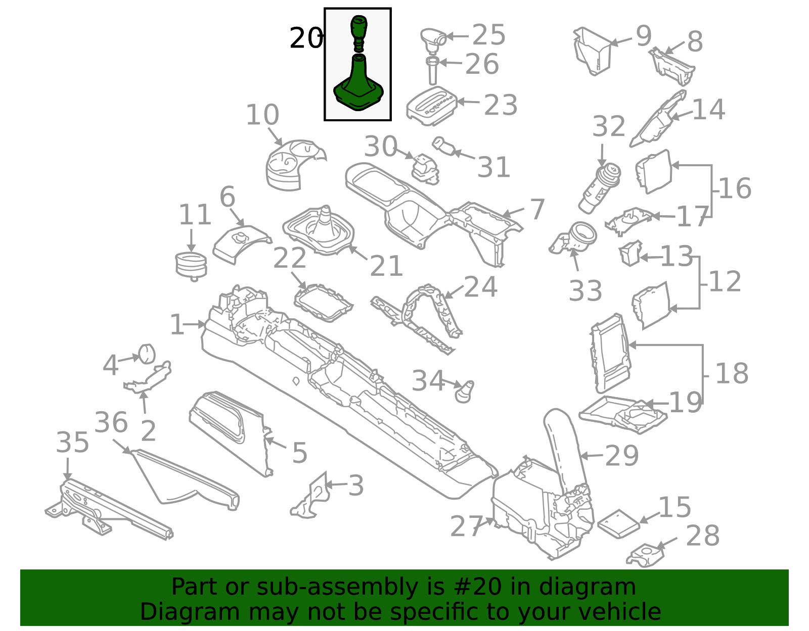 2006-2010 Volkswagen Beetle Shift Boot 1C0-711-113-AE-THM | OEM Parts ...