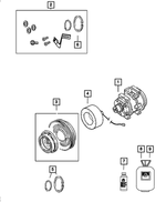 5183900AA - Air Conditioners and Heaters: A/c Compressor Snap Ring for Mopar Image