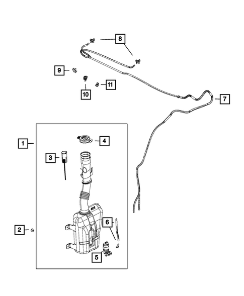 Wiper and Washer System for 2019 Ram ProMaster City #0