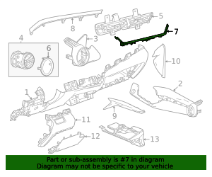 2025-2026 Chevrolet Equinox Bezel 26425918 | Capital Chevy Parts