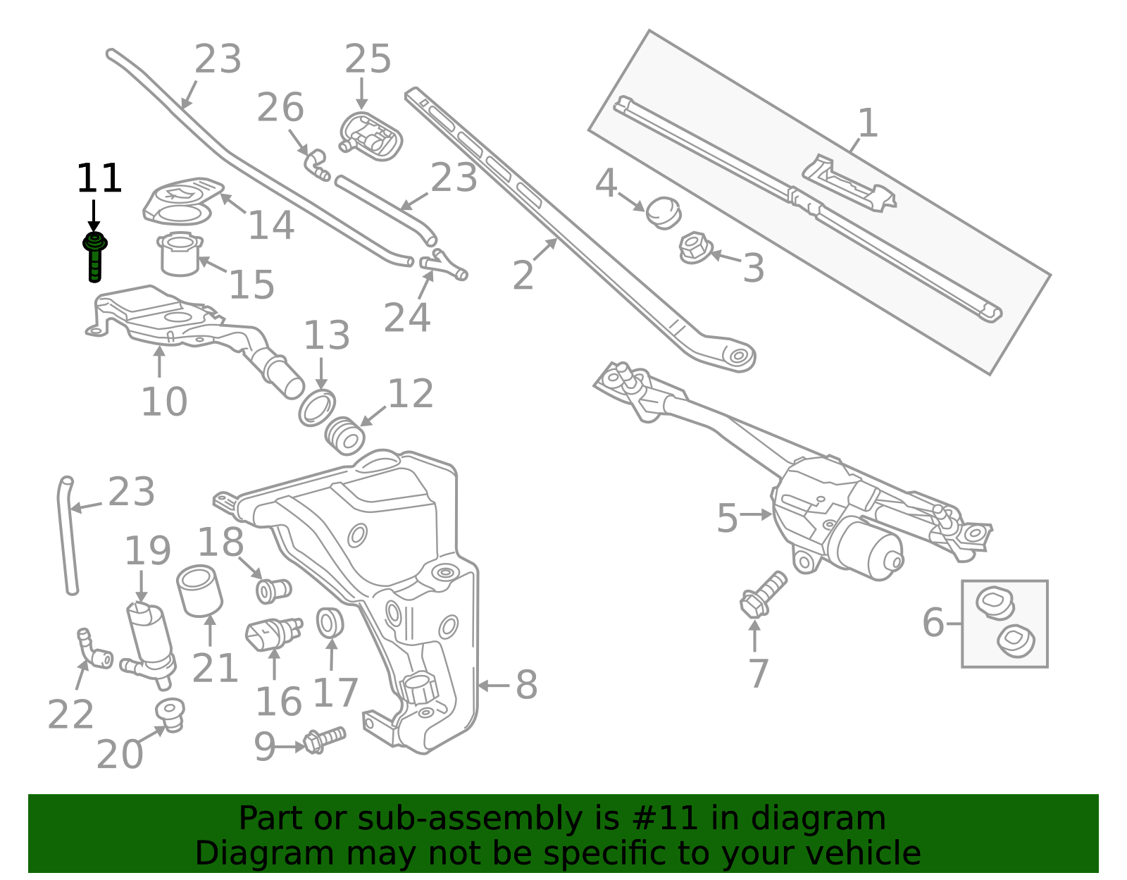 Oem 26f Wht 2011-2026 Audi Washer Fluid Reservoir Filler Pipe Bolt WHT-002-612 ...