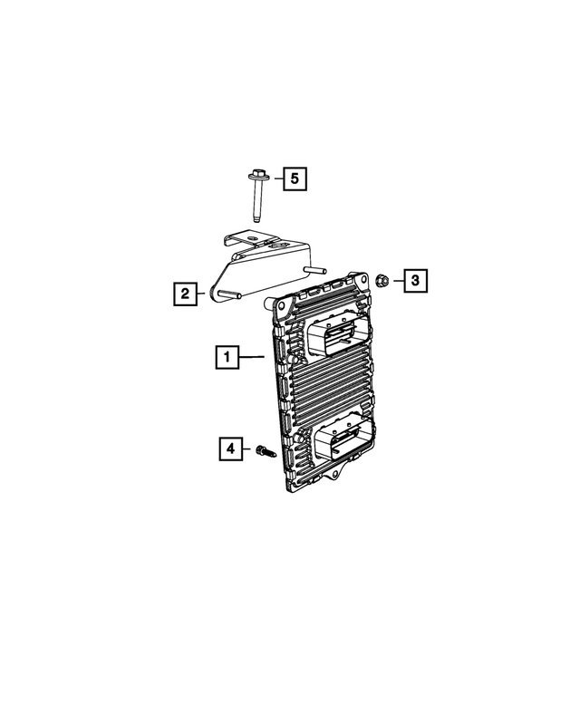 5187982AF - Electrical: Engine Control Module Bracket for Mopar Image image