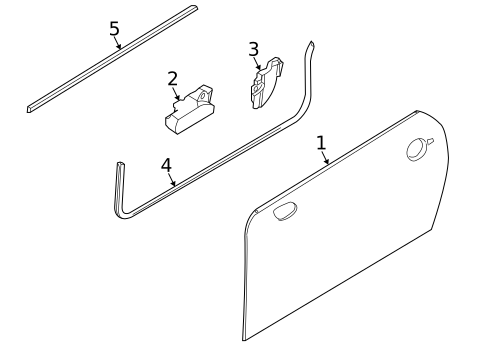 Door & Components for 2009 Mini Cooper #1