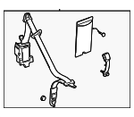 4814SL0305ZA - Electrical: Seat Belt Assembly for Acura: NSX Image