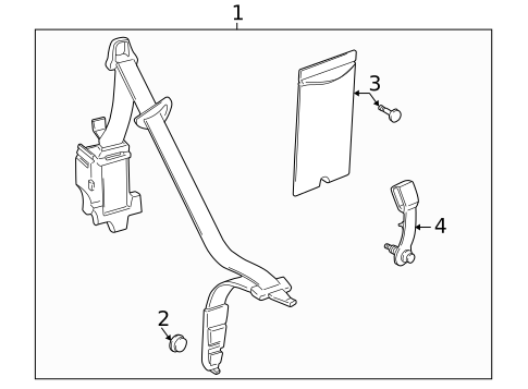 Front Seat Belts for 1994 Acura NSX #0