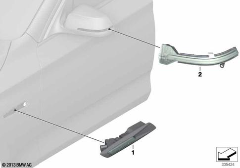 Turn Signals Front / Side for 2017 BMW 535iX #0