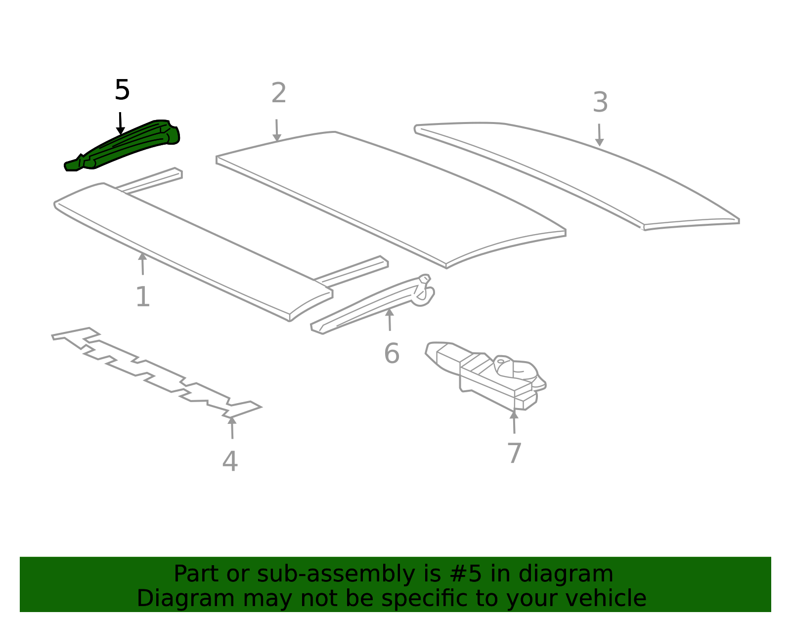 63217 63217-21020 - Sunroof Opening Trim 2005-2010 Scion tC | Longo Toyota Parts