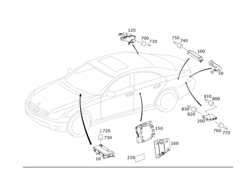 KEYLESS GO&reg; for 2008 Mercedes-Benz CLS550 #0