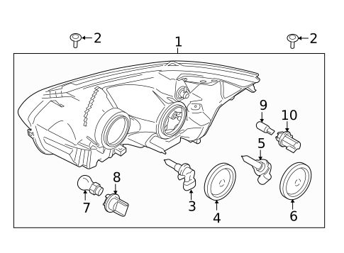 Headlamp Components for 2019 Ford Transit-150 #0