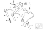 12137510738 - Engine Electrical System: Ignition Coil for Mini Image