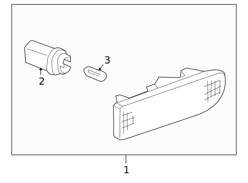 Side Marker Lamps for 2005 Kia Amanti #0