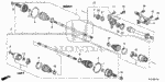 44318STXA11 - Chassis: BAND, OUTBOARD BOOT for Honda Image