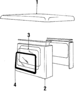 J9994434 - Body: Rear Side Panel for Jeep: CJ7 Image