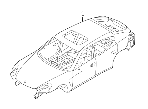 Body Assembly for 2020 Porsche Panamera #0