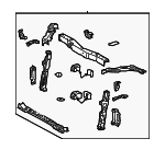 5320147050 - Body: Radiator Support for Toyota: Prius V Image