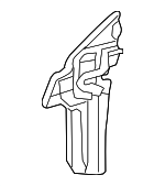 5329347030 - Body: Side Seal for Toyota: Prius V Image