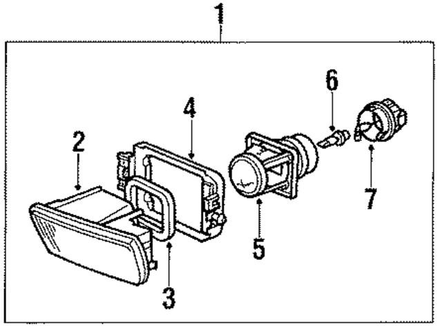 63171390880 - Electrical: Fog Lamp Assembly for BMW Image